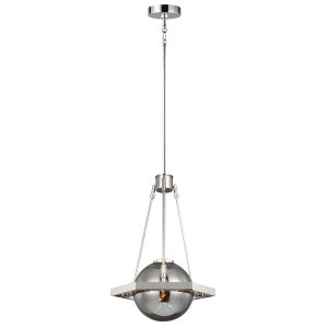 Lampa wisząca polerowany nikiel Harper 1xE14x60W Quintiesse 852550