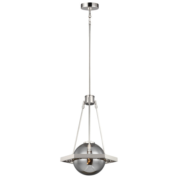 Lampa wisząca polerowany nikiel Harper 1xE14x60W Quintiesse 852550