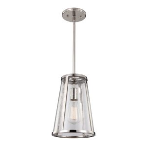 Lampa wisząca polerowany nikiel Harrow 1xE27x60W Feiss 849322