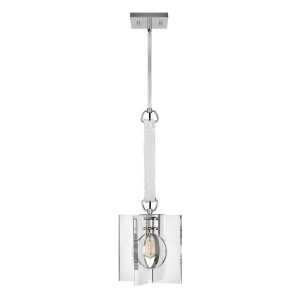 Lampa wisząca polerowany nikiel Ludlow 1xE27x60W Quintiesse 849401 Lampa wisząca polerowany nikiel Ludlow 1xE27x60W Quintiesse 849401