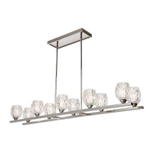 Lampa wisząca polerowany nikiel Rubin 10xG9x3W Feiss 849433 Lampa wisząca polerowany nikiel Rubin 10xG9x3W Feiss 849433