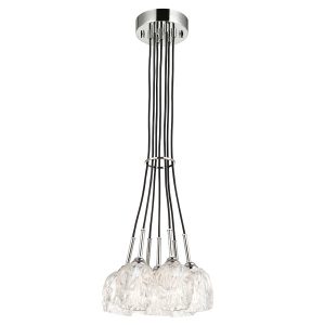 Lampa wisząca polerowany nikiel Rubin 7xG9x3W wym: 457,2×33,3×33,3 cm Feiss 849281 Lampa wisząca polerowany nikiel Rubin 7xG9x3W wym: 457,2×33,3×33,3 cm Feiss 849281