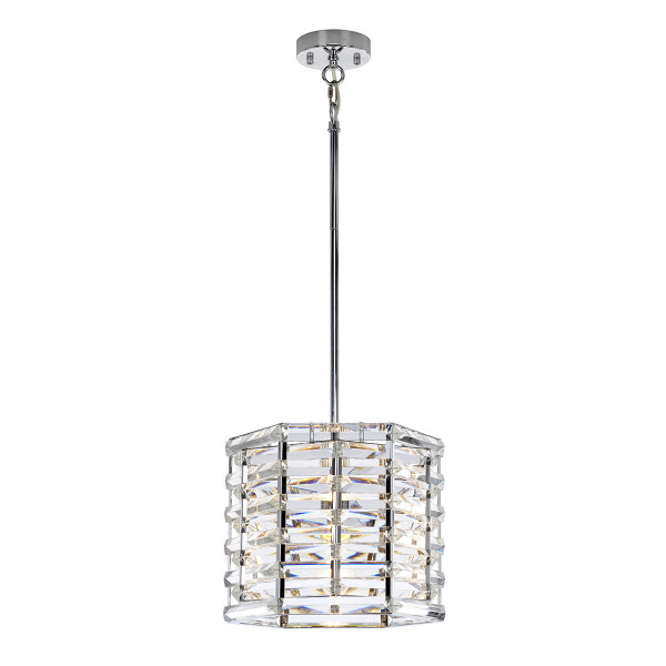 Lampa wisząca polerowany nikiel Shoal 1xE27x60W Elstead 847408