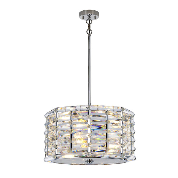Lampa wisząca polerowany nikiel Shoal 4xE27x60W Elstead 847339