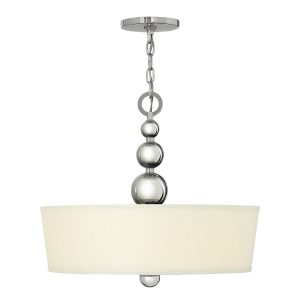 Lampa wisząca polerowany nikiel Zelda 3xE27x60W wym: 47x51x51 cm Hinkley 852192 Lampa wisząca polerowany nikiel Zelda 3xE27x60W wym: 47x51x51 cm Hinkley 852192