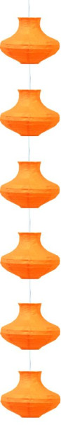 Lampa wisząca pomarańczowa GRIFF 6xE14x40W wym: 200x25x25 cm Candellux 923538