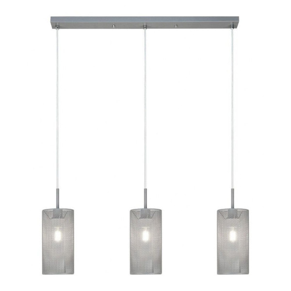 Lampa wisząca popielaty Callia 3xE14x25W wym: 150x64x10 cm Rabalux 952592