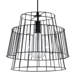 Lampa wisząca PORTAL czarna 1xE27x60W wym:130x35x35cm IP20 Pure Lume 1027235 Lampa wisząca PORTAL czarna 1xE27x60W wym:130x35x35cm IP20 Pure Lume 1027235
