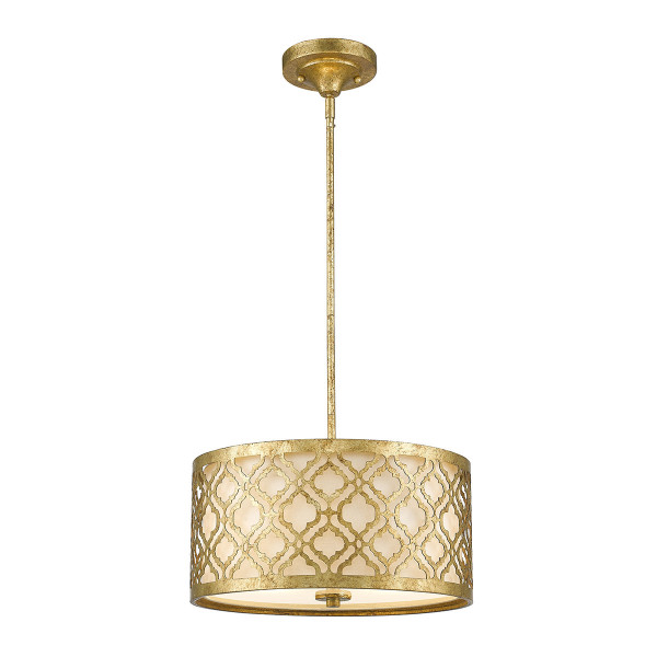Lampa wisząca postarzane złoto Arabella 2xE27x60W Gilded Nola 849331