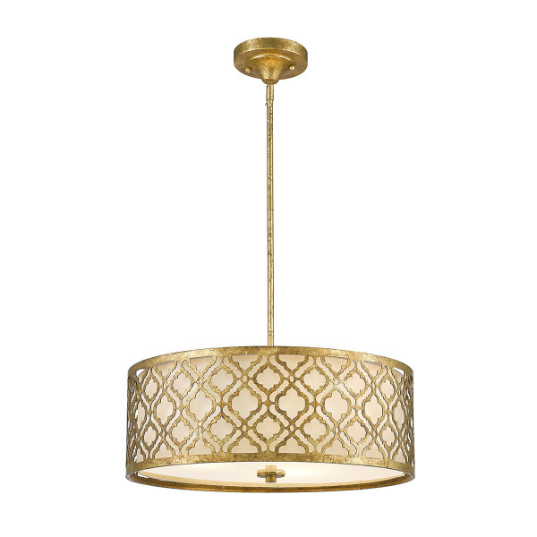 Lampa wisząca postarzane złoto Arabella 3xE27x60W Gilded Nola 849359