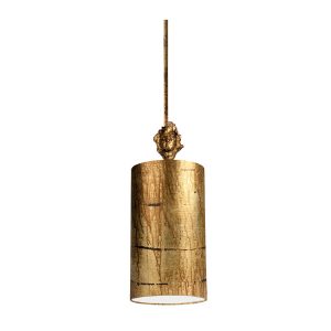 Lampa wisząca postarzane złoto Fragment 1xE27x100W Flambeau 852578 Lampa wisząca postarzane złoto Fragment 1xE27x100W Flambeau 852578