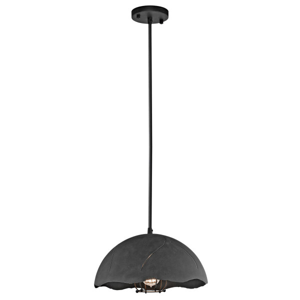 Lampa wisząca postarzany cynk Fracture 1xE27x100W Kichler 849203