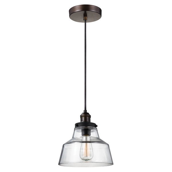 Lampa wisząca postarzany mosiądz Baskin 1xE27x60W Feiss 850426