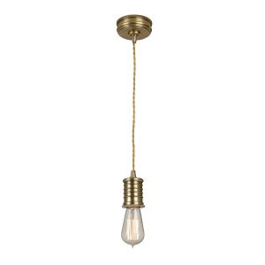 Lampa wisząca postarzany mosiądz Douille 1xE27x60W Elstead 850324 Lampa wisząca postarzany mosiądz Douille 1xE27x60W Elstead 850324