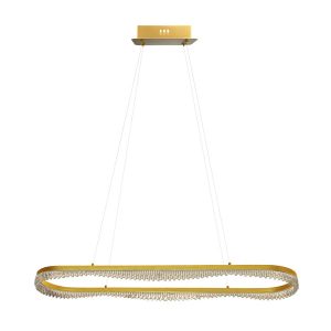 Lampa wisząca PRECIOSA złota LED 1x45W Neutralna biel 3600lm Milagro 836337