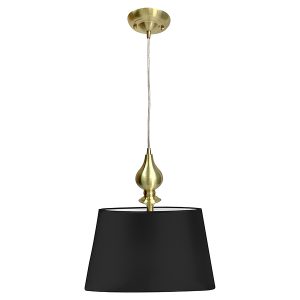 Lampa wisząca Prima metalowa złota 201567
