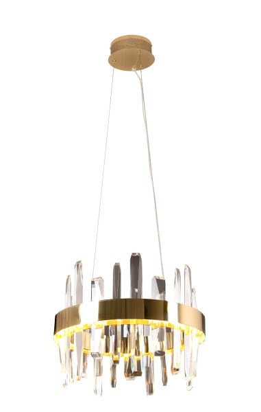 Lampa wisząca PRINCE złota LED 21W biały ciepły 1260lm IP20 Maxlight 1019232