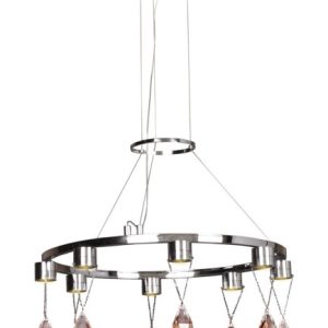 Lampa wisząca PRISMA chromowana LED 8x3W lm Candellux 360471 Lampa wisząca PRISMA chromowana LED 8x3W lm Candellux 360471