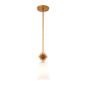 Lampa wisząca przecierane złoto-opalowy STARING 1xE27x40W Elstead 837374