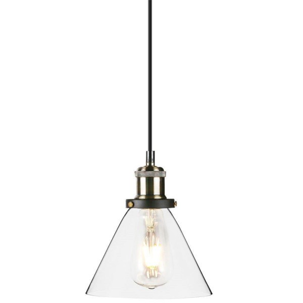 Lampa wisząca przezroczysta VT-7185 1xE27x60W wym: 111x18x18 cm V-TAC 854251