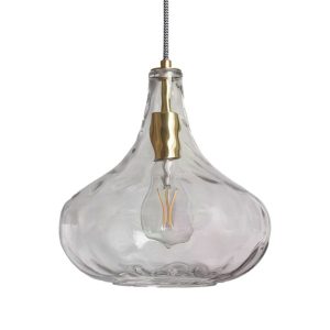 Lampa wisząca przezroczysto-złota Pico 1xE27x40W wym: 140x27x27 cm Abruzzo 852289 Lampa wisząca przezroczysto-złota Pico 1xE27x40W wym: 140x27x27 cm Abruzzo 852289