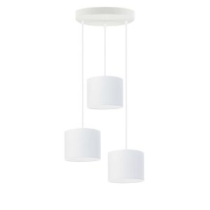 Lampa wisząca PUEBLO 3-punktowa z regulacją Biały/ Biały 961122 Lampa wisząca PUEBLO 3-punktowa z regulacją Biały/ Biały 961122