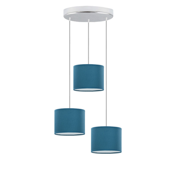 Lampa wisząca PUEBLO regulacja Chrom/Morski 949411