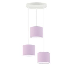 Lampa wisząca PUEBLO regulowana Biały/ Jasny Fioletowy 963812 Lampa wisząca PUEBLO regulowana Biały/ Jasny Fioletowy 963812