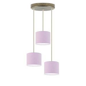 Lampa wisząca PUEBLO regulowana Stare złoto/ Jasny Fioletowy 949354 Lampa wisząca PUEBLO regulowana Stare złoto/ Jasny Fioletowy 949354