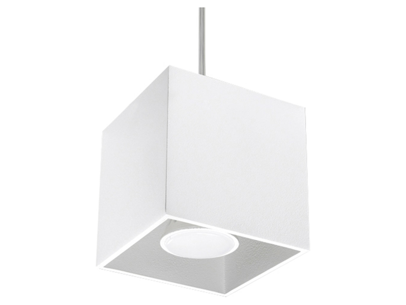 Lampa wisząca Quad aluminiowa biała 52362