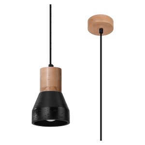 Lampa wisząca Qubic betonowa czarna 52551 Lampa wisząca Qubic betonowa czarna 52551