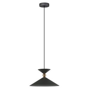 Lampa wisząca Quelto stalowa czarna 55841 Lampa wisząca Quelto stalowa czarna 55841