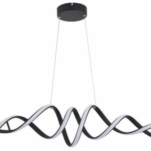 Lampa wisząca Quoto czarna LED 1x40W Odcienie bieli 3200lm Reality 836106 Lampa wisząca Quoto czarna LED 1x40W Odcienie bieli 3200lm Reality 836106