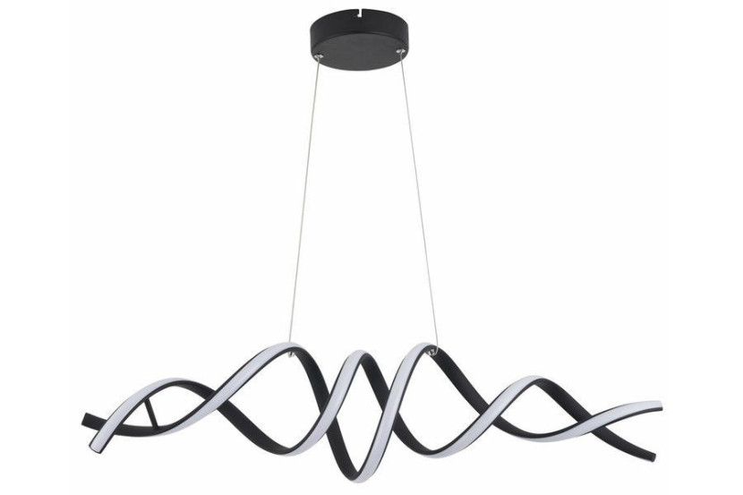 Lampa wisząca Quoto czarna LED 1x40W Odcienie bieli 3200lm Reality 836106
