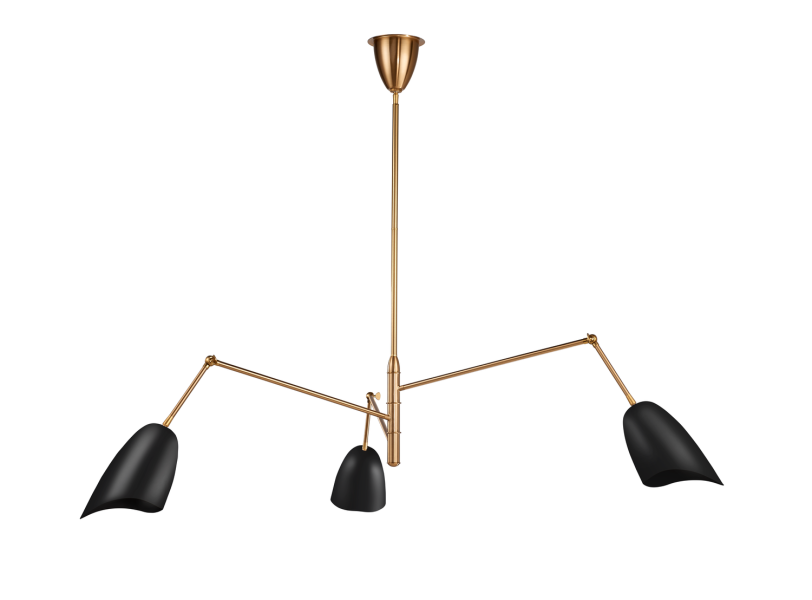 Lampa wisząca RAGNO czarna 150 cm 1066001