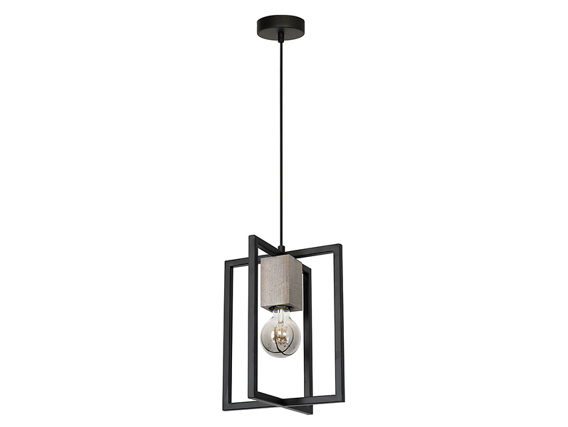 Lampa wisząca Ralph metalowa czarna 53103