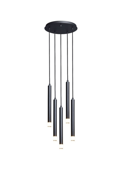 Lampa wisząca RAMIRA czarna 5xG9x5W wym:120x36x36cm IP20 Rabalux 989720