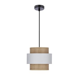 Lampa wisząca Rattan rattan czarna 1xE27x40W wym:100x20x20cm IP20 Candellux 989870 Lampa wisząca Rattan rattan czarna 1xE27x40W wym:100x20x20cm IP20 Candellux 989870