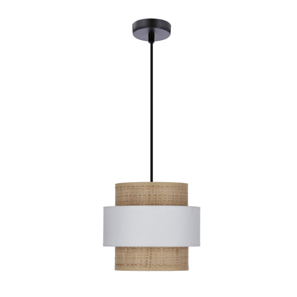 Lampa wisząca Rattan rattan czarna 1xE27x40W wym:100x20x20cm IP20 Candellux 989870