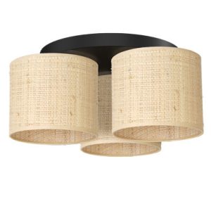 Lampa wisząca Rattan kremowo-czarny mat 3xE27x15W IP20 Luminex 1030227 Lampa wisząca Rattan kremowo-czarny mat 3xE27x15W IP20 Luminex 1030227