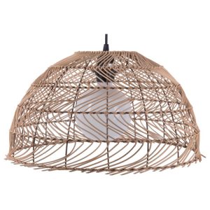Lampa wisząca rattanowa ażurowa brązowa 60757 Lampa wisząca rattanowa ażurowa brązowa 60757