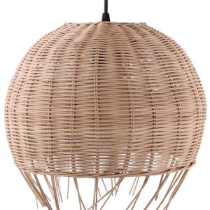 Lampa wisząca rattanowa boho brązowa 60806 Lampa wisząca rattanowa boho brązowa 60806