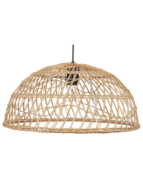 Lampa wisząca rattanowy klosz naturalny 60813