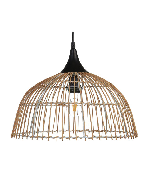 Lampa wisząca rattanowy klosz naturalny 60615