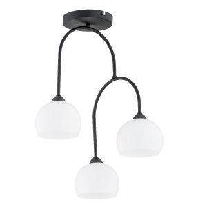 Lampa wisząca RAVE opadające ramiona czarna 3xE14x10W IP20 Alfa 1019226 Lampa wisząca RAVE opadające ramiona czarna 3xE14x10W IP20 Alfa 1019226