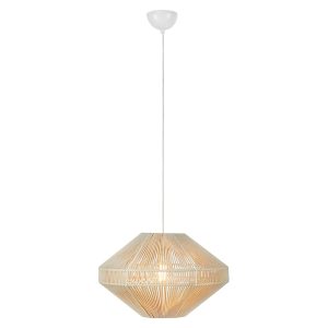 Lampa wisząca Razzo 50 cm bawełniana beżowa 620078
