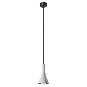 Lampa wisząca Rea betonowa szara 328947
