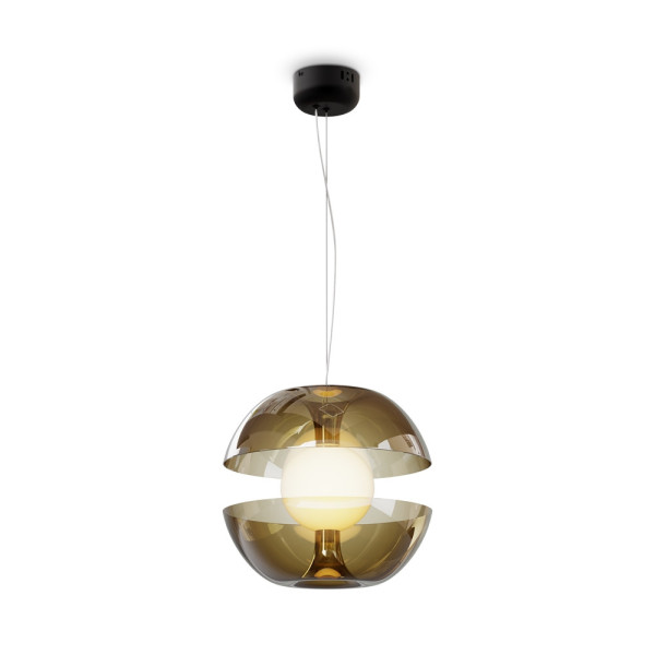 Lampa wisząca REBEL mosiężno-złota LED 1x6W Ciepła biel 500lm Maytoni 852319