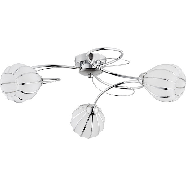 Lampa wisząca REDA zakręcone ramiona chromowana-srebrna 3xE14x10W IP20 Alfa 1019607