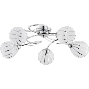 Lampa wisząca REDA zakręcone ramiona chromowana-srebrna 5xE14x10W IP20 Alfa 1019617 Lampa wisząca REDA zakręcone ramiona chromowana-srebrna 5xE14x10W IP20 Alfa 1019617